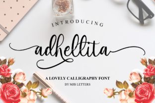 Adhellita: A Calligraphy Font That Sparks Creativity
