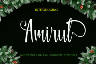 Amirul: A Playful Handwritten Font for Editorial Design
