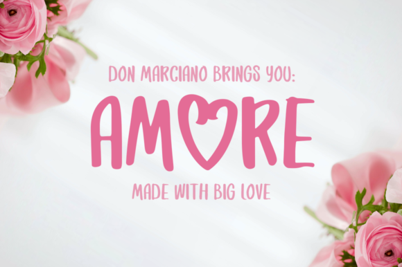 Amore Font: A Romantic Touch for Handmade Creations