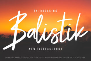 Balistik Font for Professional Branding