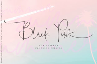 Black Pink Summer Font for Digital Campaigns