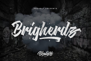 Brigherdz: A Bold Handwritten Font for Crafters and Designers