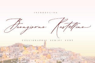 Buongiorno Rastellino: A Script Font for Digital Design