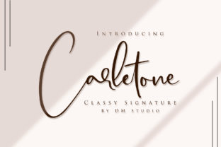 Carletone: A Script Font That Elevates Campaign Design