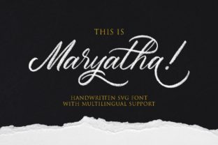 Enhance Your Editorial Design with the Maryatha Font
