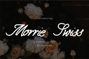 Font Choice for Campaigns: Morrie Swiss