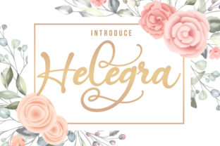 Helegra: A Script Font That Elevates Your Craft Projects