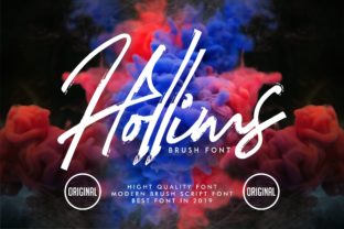 Hollims Handwritten Font for Craft Projects