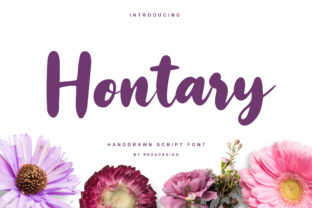 Hontary: A Handwritten Font for Thoughtful Design