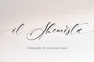 Il Shemista: Elevate Your Brand with a Luxurious Handwritten Font