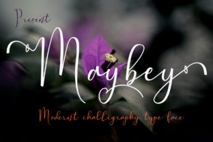 Maybey: A Handwritten Font That Elevates Handmade Creations