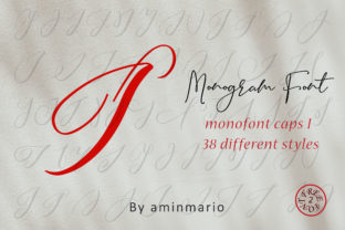 Monogram I - Monofont Caps I: A Designer’s Take on Handwritten Monogram Typography