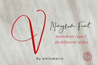 Monogram V Monofont Caps V