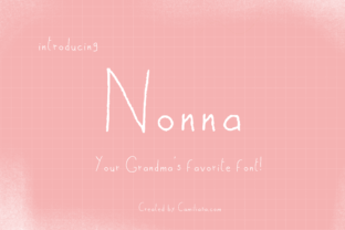Nonna: A Script Font That Feels Like Grandma’s Handwritten Note