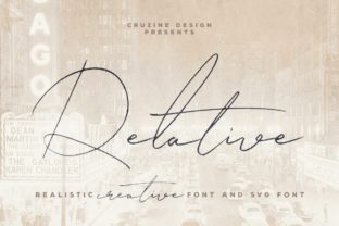 Relative: A Handwritten Font That Elevates Handmade Creations