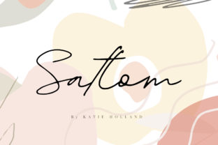 Satlom: A Script Font That Elevates Your Brand
