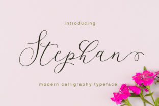 Stephan: A Versatile Script Font for Editorial Design