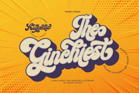 The Ginchiest: A Bold Handwritten Font for Your Brand