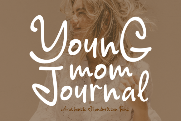 Youthful Typography with Young Mom Journal